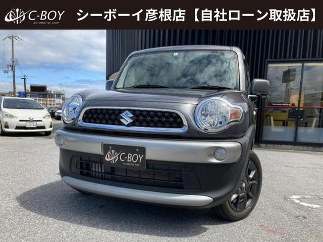 中古車 SUV・クロカン グレー 2WD ハイブリッド MN71S 社外SDナビ　バックカメラ　社外ドラレコ シートヒーター　ブルートゥース　パドルシフト　全国自社ローン取扱店