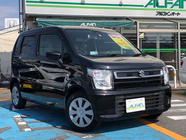 中古車 軽自動車 ブラック 黒色 2WD ハイブリッド MH55S グループ全体20万台の実績と経験豊富な整備士多数在籍 「Goo見たよ」とお伝え下さい。車まるごと消臭除菌サービス実施中