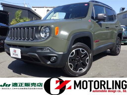 レネゲード マットグリーン（ジープ）【中古】 中古車 SUV・クロカン グリーン 緑色 4WD ガソリン