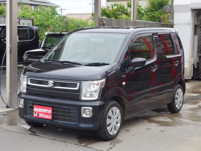 中古車 軽自動車 ブラック 黒色 2WD ハイブリッド MH55S