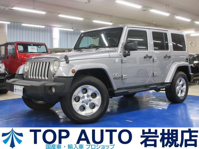 ラングラー　アンリミテッド サハラ（ジープ）【中古】 中古車 SUV・クロカン ゴールド・シルバー 金色 銀色 4WD ガ…