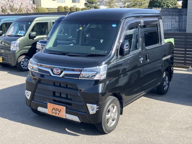 ハイゼットカーゴ デッキバン（ダイハツ）【中古】 中古車 軽トラック/軽バン ブラック 黒色 4WD ガソリン