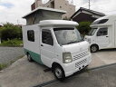 中古車 キャンピングカー ホワイト 白色 4WD ガソリン DG63T AZ－MAX　k－ai　エレベータールーフ　4WDエアコンリビルト交換済