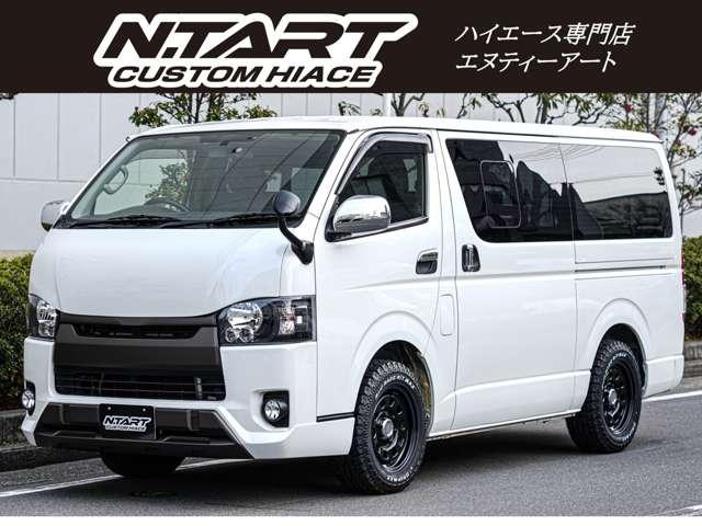 中古車 軽トラック/軽バン ホワイト 白色 2WD 軽油 KDH201V カスタム・コンプリート車両！！★新品5点セット★ ハンドル・シフトノブ・シートカバー・ベッドキット・AWタイヤ