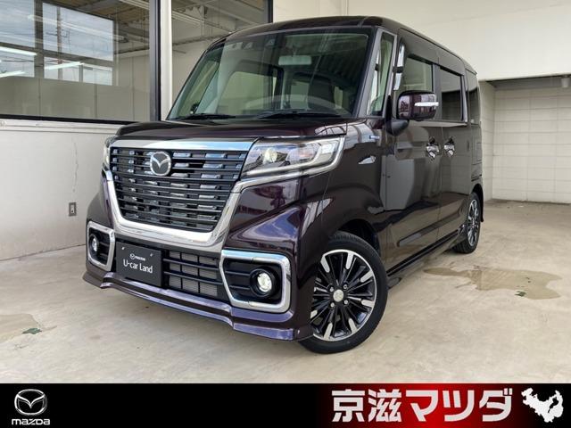 フレアワゴン　カスタムスタイル ハイブリッドXT（マツダ）【中古】 中古車 軽自動車 パープル 紫色 2WD ハイブリッド