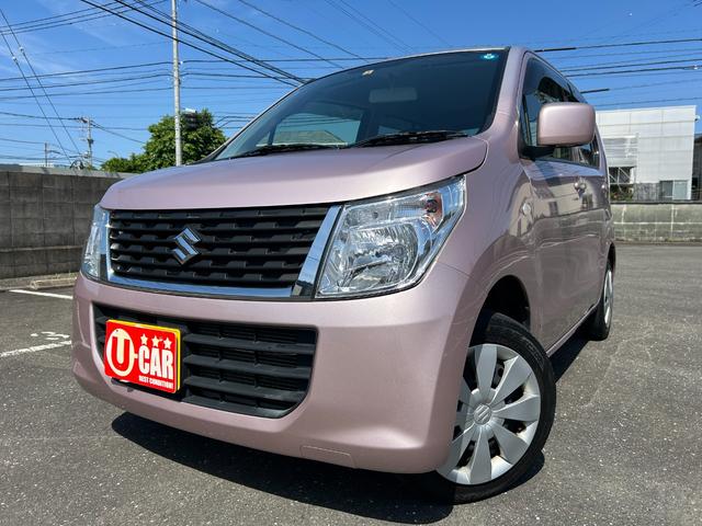 中古車 軽自動車 ピンク 2WD ガソリン MH34S 安心の1年、走行距離無制限の保証付です。人気の軽四！ 後期型　走行少ない　ナビ　TV付　キーレス　電格ミラー　シートヒーター付