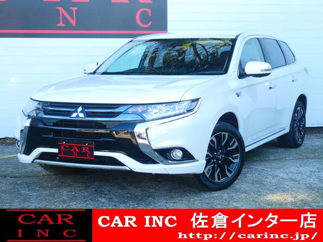 アウトランダーPHEV Gナビパッケージ（三菱）【中古】 中古車 SUV・クロカン ホワイト 白色 4WD プラグインハイブリ…