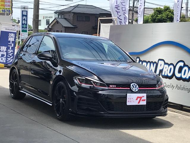 中古車 コンパクトカー ブラック 黒色 2WD ガソリン AUDNU 史上最速GTIついにデビュー！TCR専用エアロパーツ ICターボ　純正チタンマフラ＆マットブラック19AW　最高出力290PS