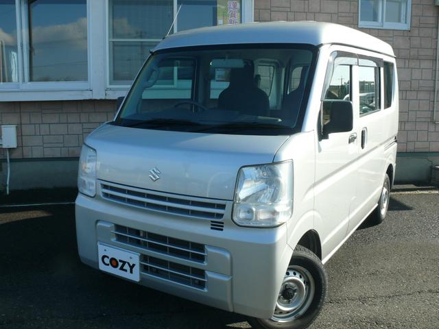 中古車 軽自動車 ゴールド・シルバー 金色 銀色 4WD ガソリン DA17V 人気のエブリィバン4WD入庫しました。切替4WD！ エアコン・パワステ・エアバック・ハイルーフ・タイミングチェーンエンジン