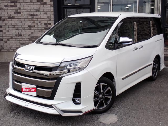 中古車 ミニバン/ワンボックス ホワイト 白色 2WD ガソリン ZRR80W グー保証対象車　後期型　純正10型ナビ　両側自動ドア 後期型・モデリスタエアロ・純正10型ナビTV・ETC・両側自動ドア