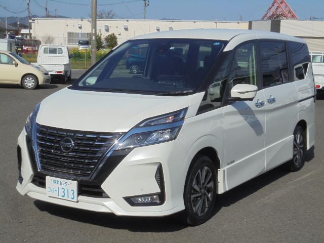 中古車 ミニバン/ワンボックス ホワイト 白色 2WD ハイブリッド GFC27 自社認証整備工場完備！整備もアフターもお任せ下さい！ プロパイロット・衝突被害軽減ブレーキサポート・ナビTV・全方位モニター！