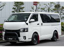 中古車 軽トラック/軽バン ホワイト 白色 2WD 軽油 KDH201V カスタム・コンプリート車両！！★新品7点セット★ ハンドル・内装パネル・シフトノブ・シートカバー・ベッドキット・AWタイヤ