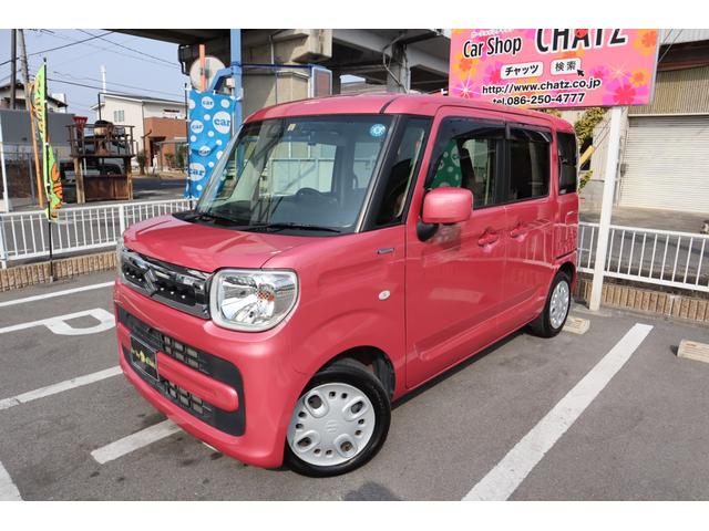 中古車 軽自動車 ピンク 2WD ハイブリッド MK53S 1オーナー無事故4．5点仕入！美車！アイドリングS！ 両側PWドア！シートH！ドラレコ！全方位M！ナビフルセグBカメラ！Sキー