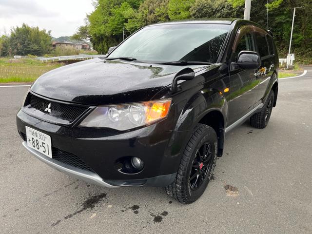 アウトランダー G（三菱）【中古】 中古車 SUV・クロカン ブラック 黒色 4WD ガソリン