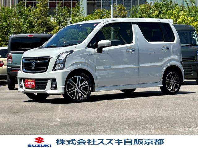 中古車 軽自動車 ホワイト 白色 4WD ハイブリッド MH55S 当店の中古車は全車保証付き＆納車前点検整備付き！！ スズキディーラーならではの安心をお届け致します！！