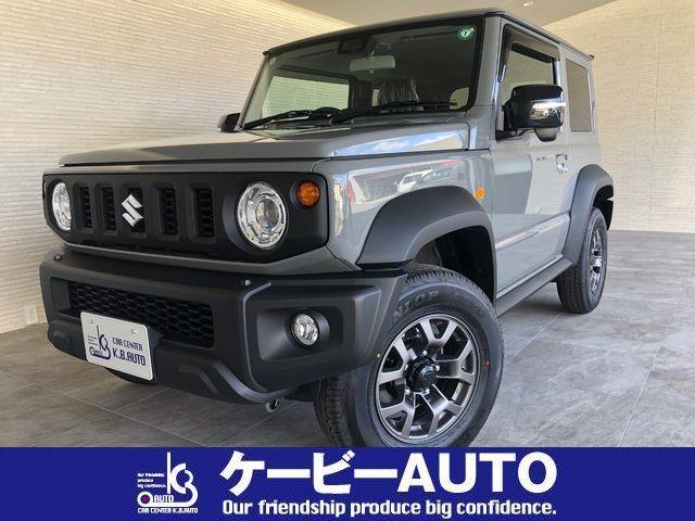 中古車 SUV・クロカン グレー 4WD ガソリン JB74W セーフティサポート（標識認識機能・車線逸脱警報機能 ・ふらつき警報機能・先行車発信お知らせ機能・ハイビームアシスト）