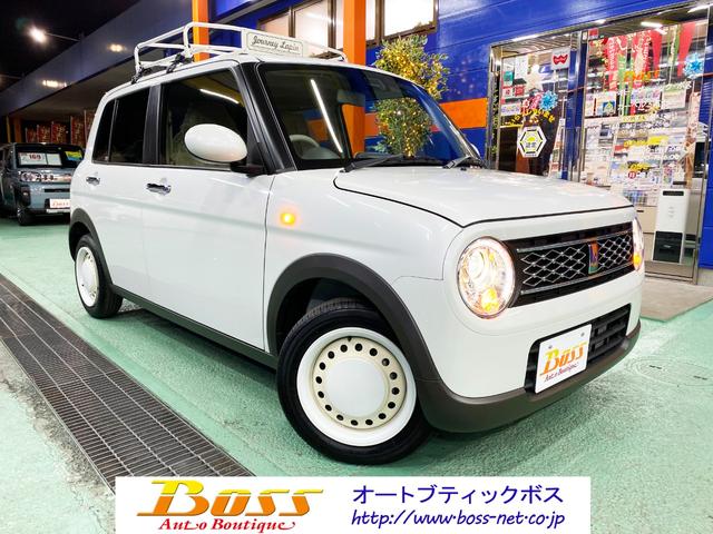 中古車 軽自動車 ホワイト 白色 2WD ガソリン HE33S 新品クラシックタイプルーフラックをつけてみました。 追加でカラードディッシュホイールに変更　キャルルック仕様でキュートに！