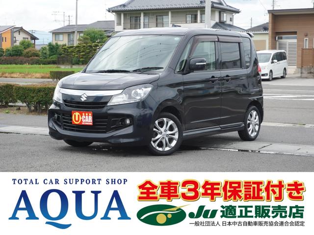 中古車 ミニバン/ワンボックス ブラック 黒色 4WD ガソリン MA15S 全車修復歴無し！3年保証付きでアフターも安心！ 社外メモリーナビ！バックカメラ！両側電動スライドドア！3年保証付！