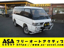 デリカワゴン スーパーエクシード（三菱）【中古】 中古車 ミニバン/ワンボックス ホワイト 白色 4WD 軽油