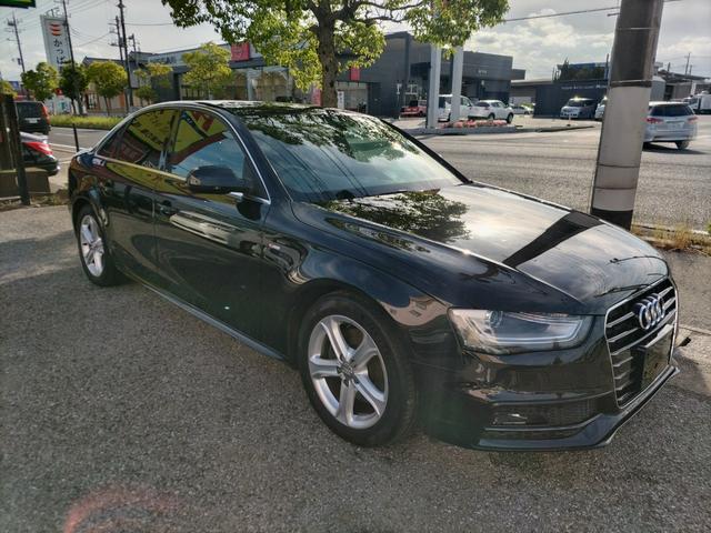 A4 2．0TFSI（アウディ）【中古】 中古車 セダン ブラック 黒色 2WD ガソリン