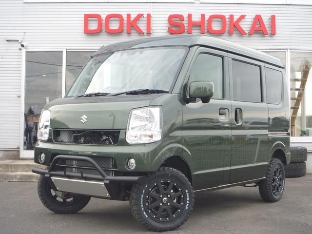 中古車 軽自動車 グリーン 緑色 4WD ガソリン DA17V