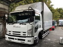 中古車 バス・トラック ホワイト 白色 2WD 軽油 SKG-FRR90T2 仕上済　排ガス乗入規制全国対応　HSA　左電格ミラー 庫内（cm）長623幅240高239門高229　154KW（210PS）