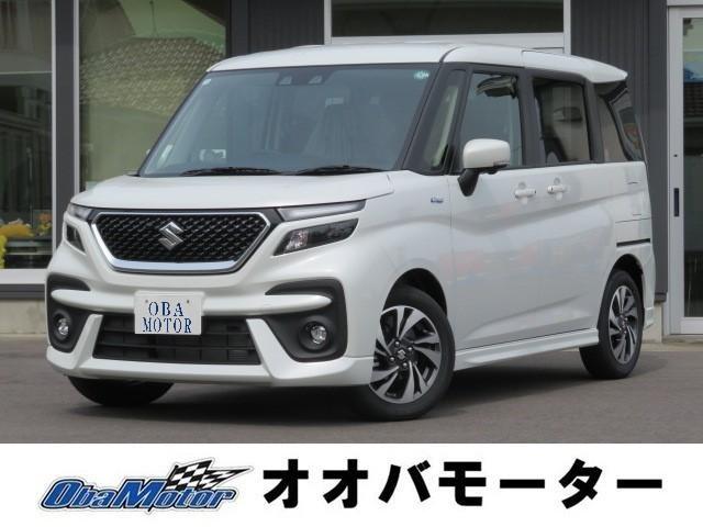 中古車 ミニバン/ワンボックス ホワイト 白色 2WD ハイブリッド MA37S 全方位カメラ＆9インチメモリーナビ装着車