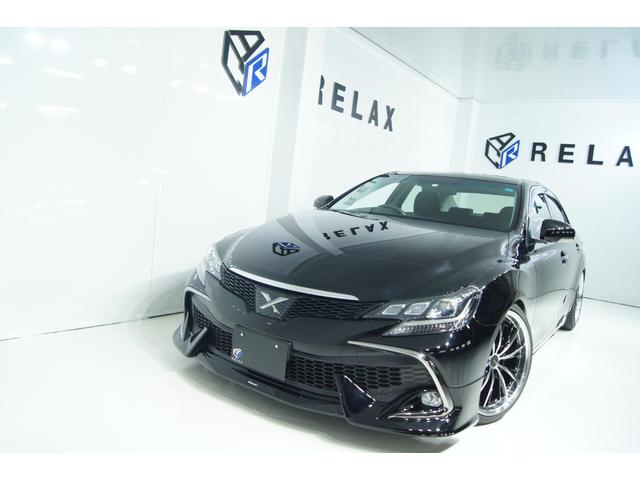 中古車 セダン ブラック 黒色 2WD ガソリン GRX130 マークX専門店■マークXカスタム■マークXローダウン ■1年保証付■車検付■陸送費無料■新品アルミ■新品車高調■関西マークX