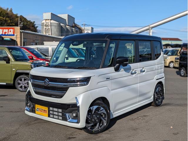 中古車 軽自動車 ホワイト 白色 2WD ハイブリッド MK94S 自社半期決算先取りセール！条件達成で豪華プレゼント！ 届出済・登録済未使用車オールメーカー取揃え！総在庫700台！即納！