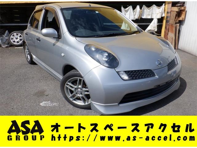 マーチ 12SR（日産）【中古】 中古車 コンパクトカー ゴールド・シルバー 金色 銀色 2WD ガソリン