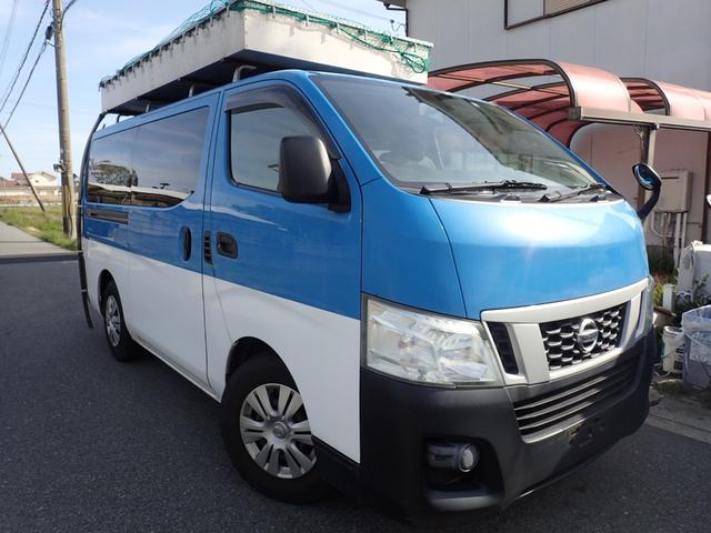 NV350キャラバン ロングDXターボ（日産）【中古】 中古車 軽トラック/軽バン ブルー 青色 2WD 軽油