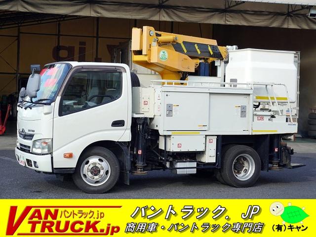 中古車 バス・トラック ホワイト 白色 4WD 軽油 XZU675M 13611 4WD　高所作業車　アイチ製SE08C　最大地上高8m　FRPバケット