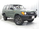 中古車 SUV・クロカン グリーン 緑色 4WD 軽油 KZJ95W 全国陸送対応いたします！詳しくはスタッフまで！ リビルトミッション載替　全塗装　ディーゼルターボ　新品グッドリッチAT