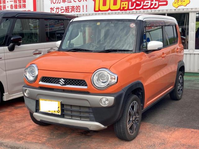 ハスラー X（スズキ）【中古】 中古車 軽自動車 イエロー 黄色 2WD ハイブリッド