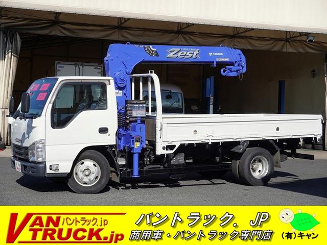 中古車 バス・トラック ホワイト 白色 2WD 軽油 NKR85AR 14007 標準ロング　4段クレーン　2トン　ラジコン　2．6t吊　ETC　タダノ