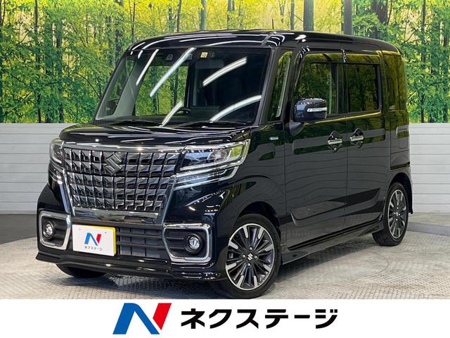 スペーシア　カスタム ハイブリッドXS（スズキ）【中古】 中古車 軽自動車 ブラック 黒色 2WD ハイブリ..