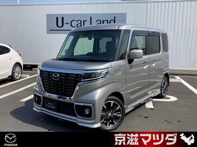 中古車 軽自動車 グレー 2WD ハイブリッド MM53S ワンオーナー　メモリーナビ　ETC　両側電動スライドドア