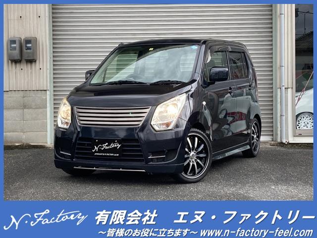 中古車 軽自動車 ブラック 黒色 2WD ガソリン MH34S ナビ搭載！迷う道も知らない道も安心して走れます！ エアコン　パワーステアリング　パワーウィンドウ　運転席エアバッグ