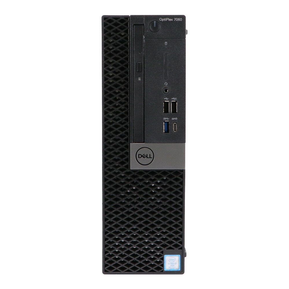 【12ヵ月保証】 デスクトップパソコン 第8世代CPU Win11対応 DELL Optiplex 7060 3200SFF(Win10x64) 中古 Core i7-3.2GHz(8700)/メモリ16GB/HDD 1TB/DVDマルチ バリュー品 2018年頃購入