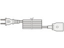 【メール便対応可能】 Panasonic パナソニックスチーマーナノケア用 電源コード部品コード:EHXS10K2057【宅コ】