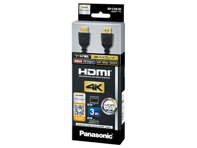 Panasonicѥʥ˥åʥɡRP-CHK30-KHDMI֥4Kϥ졼ɥס3m֥å