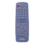 【メール便対応可能】SHARP　シャープ部品コード：0026381098　ブラウン管テレビ用　リモコン【宅コ】【定】