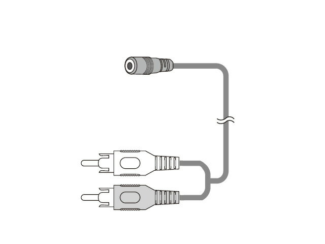 【メール便対応可能】Panasonic　パナソニックミニコンポ用　変換コード部品コード：RJL2P011X30【定】