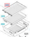 Panasonic　パナソニック冷蔵庫用　冷凍室上段ケース部品コード：ARBHCD700150（画像：222番のみ） その1