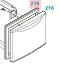 Panasonic パナソニック冷蔵庫用 冷凍室 ドアパッキン部品コード:ARADGC605200(画像215番)
