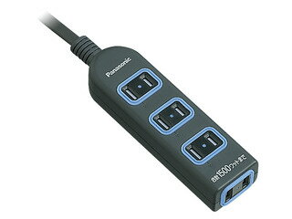 WHA2534BKPザ・タップX（4コ口)（ブラック）コード長さ3m　　Panasonic　【宅コ】