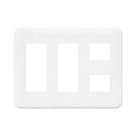 【メール便対応可能】Panasonic　パナソニックコスモシリーズワイド21　コンセントプレート(8コ用)(利休色)ラウンド部品コード：WTF7008G【定】