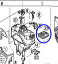 【メール便対応可能】　Panasonic　パナソニックシェーバー用　ES8176L0327　駆動子防水ゴム【宅コ】