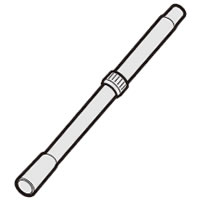SHARP　シャープ　掃除機用　ズームパイプ　ブルー部品コード：2179360522