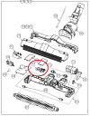 TOSHIBA 東芝 掃除機 ブラシ基板組み立て 4145H863 ※4145H636の後継品です 【宅コ】